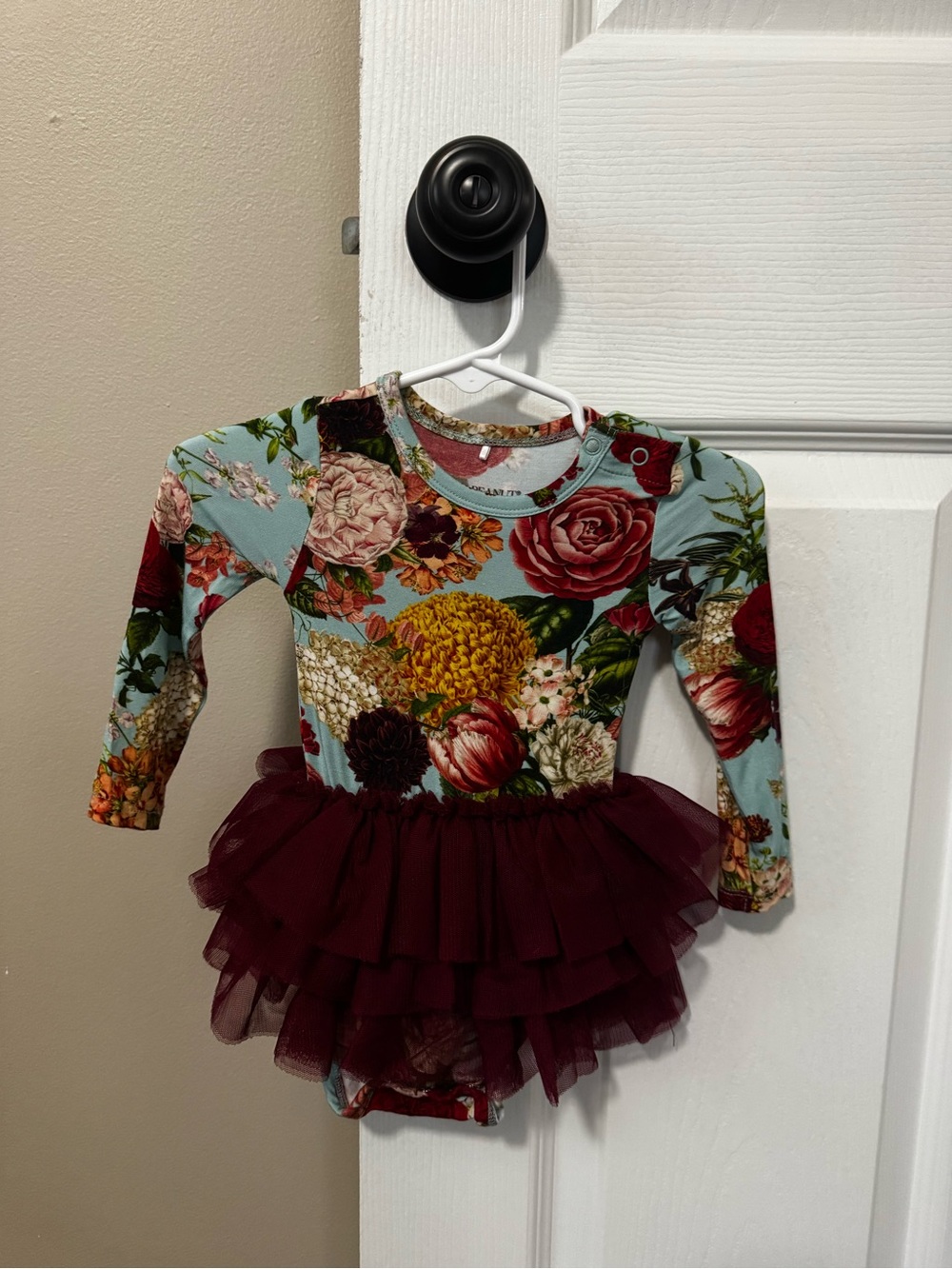 Posh Peanut Adalynn Tulle Bodysuit Dress